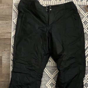 Women's Columbia Black Snow Pants
